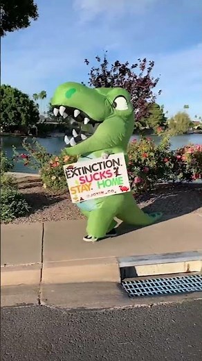 Adult Dinosaur Halloween Inflatable Costume | the King of Dinosaurs Makes You the King of Halloween