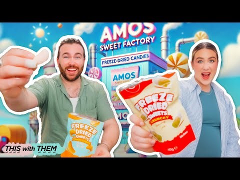 TRYING *ALL* OF THE AMOS FREEZE DRIED CANDY FLAVOURS 🍬