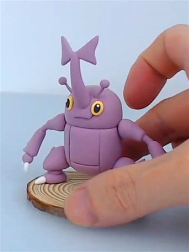 Creating a Shiny Pokémon Clay Sculpture: Heracross & Mega Evolution