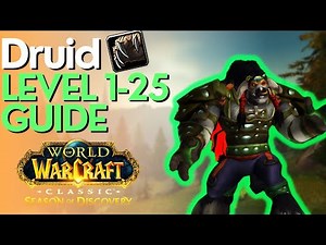 The FASTEST Druid 1-25 Levelling Guide - SoD Talents & Runes