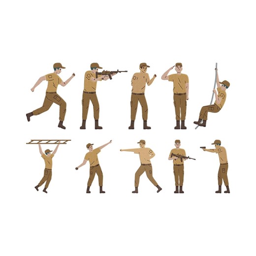 Army Soldier Military Action Embroidery Design, Military Action Soldier Army Machine Embroidery File, 10 Design, 5 Size, Instant Download - Etsy