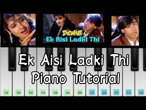 Ek Aisi Ladki Thi 🎹 | Easy Piano Tutorial | Piano Notes #EkAisiLadkiThi #PianoCover #BollywoodPiano