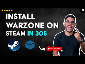 How to INSTALL COD WARZONE on STEAM in 30 S