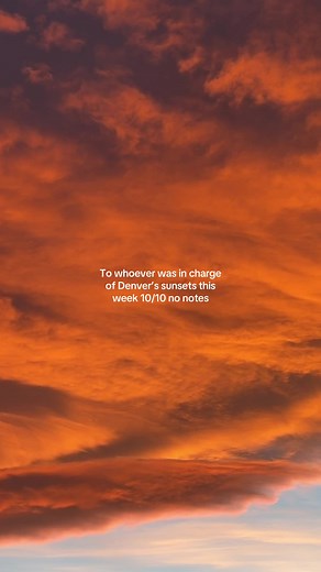 Denver's Stunning Sunsets: A Week to Remember