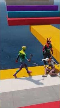 Epic Ragdolls : Spiderman Gradiants vs Bunny #gta #gtaonly #spiderman