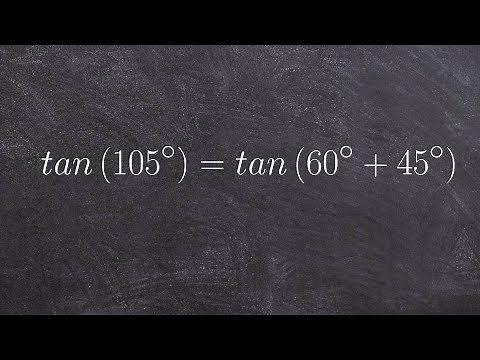 Evaluating the exact value using sum formula for tangent, tan