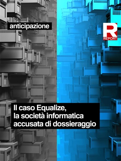 Il caso Equalize, la società informatica accusata di dossieraggio Equalize, secondo le accuse emerse dall'indagine della Procura di Milano, ha dossierato politici, imprenditori, uomini di spettacolo e sportivi. A commissionarli, secondo i magistrati, le più grandi aziende italiane, banchieri e persino mafiosi. Con interviste esclusive ricostruiremo le connessioni di Equalize con servizi segreti, passando attraverso la scalata a Mediobanca e il caso Santanchè.