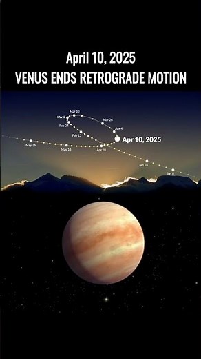 ✨ Venus ends retrograde motion! ✨