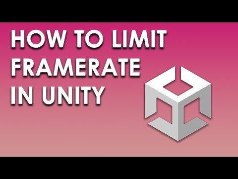 Unity C# Tutorial - How to set target FPS | How to limit FPS in your game in Unity