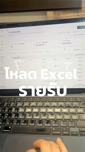 Paypers โหลด Excel รายรับ