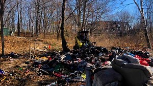 63K views · 510 reactions | It’s amazing how much trash the homeless drag into the woods | Clean River Project | Facebook