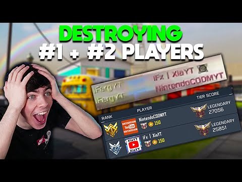 INSANE TRYHARD MATCH vs THE #1 and #2 PLAYERS in COD Mobile... (SUPER INTENSE)