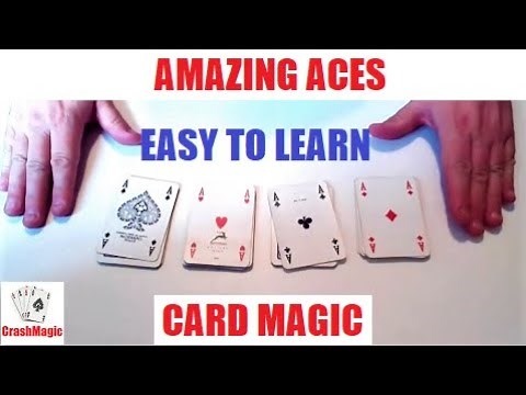 Amazing Aces Card Trick Performance and Tutorial