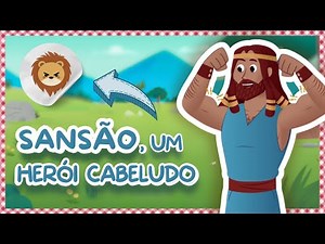 💪🏻 SANSÃO, UM HERÓI CABELUDO | História da Bíblia para Crianças | DIVINO PICNIC