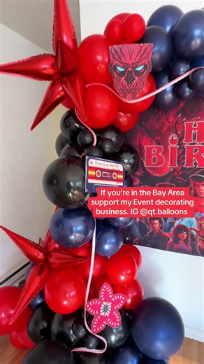 Stranger Things Balloons Setup for a Memorable Celebration