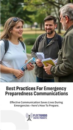 Best Practices for Emergency Preparedness Communications