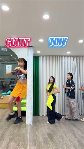 Giant or Tiny? | Follow Me | Grrr Dance Trend #trending #shorts