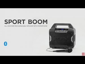ION® Sport™ Boom - All-Weather Rechargeable Speaker with Microphone