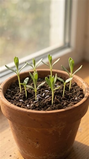 Lavender Growing from Seed to Full Bloom | 10-Second Time-Lapse