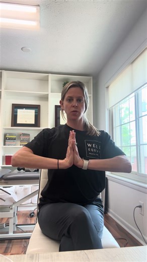Prayer stretch for wrist