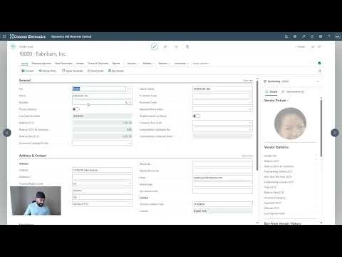 Vendor Change Approval Workflow in BC