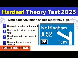 Theory Test 2025 UK | HARDEST DVSA Style Question & Answer | PASS FIRST TIME