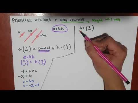 Parallel Vectors and Unit Vectors
