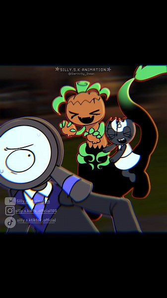 Gourdy and Toodles team up🎃🎱✨ [Dandy's World] #dandysworld #animation #trend