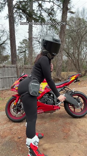a lil tutorial • #bikergirl #bikerchick #motorcycle