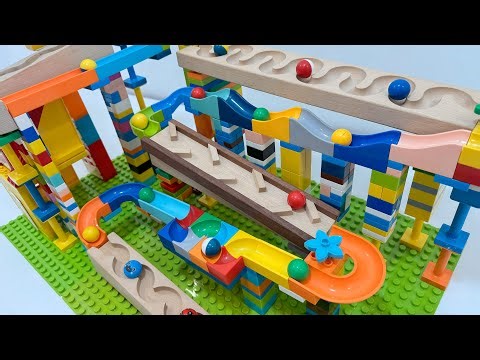 THIS Marble Run is PURE ASMR PERFECTION! 😱🌈 LEGO DUPLO & Wood