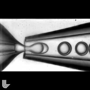 Researchers are harnessing the power of machine learning to make microcapsules with less labor. The bubble-like capsules are full of sodium bicarbonate (aka baking soda) and can absorb CO2 from the air. Learn more ➡ https://bit.ly/2DfsfFe #microfluidics #carboncapture | Lawrence Livermore National Laboratory