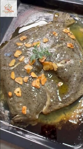 Baked turbot 🐡👩‍🍳🌠, a delicious recipe, very simple and perfect for Christmas 💝