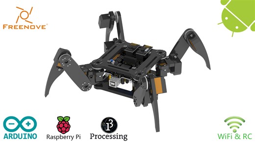 Watch Freenove Quadruped Robot Kit with Remote Control Overview on Amazon Live