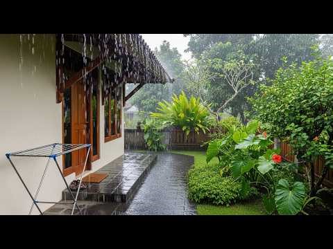 Relax, Breathe, Sleep Better 🌧️ ASMR Rainstorm Night Ambience for Deep Sleep