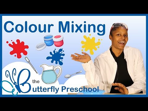 Colour Mixing | Primary and Secondary Colours | Preschool Learning