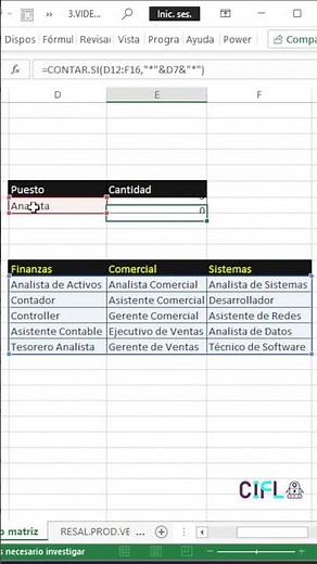 Cap 328: 📊 Contar Celdas con Valor Común: Utilizando CONTAR.SI y el Comodín * en Excel | Tutorial