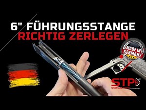Properly disassembling and assembling a 2-piece 6-inch guide rod | STP