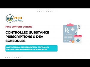 Federal Requirements for Controlled Substance Prescriptions & DEA Schedules | PTCB Prep Guide