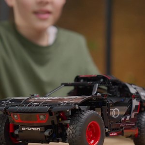 Build an Audi rally car! Inspire kids to build a remote-controlled...