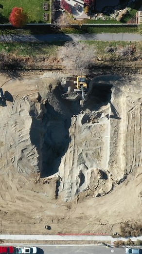 This double basement has gone viral on Instagram. Follow along for more of our custom home builds! #construction #homebuilding #realestate #customhomes #dreamhome #paradeofhomes