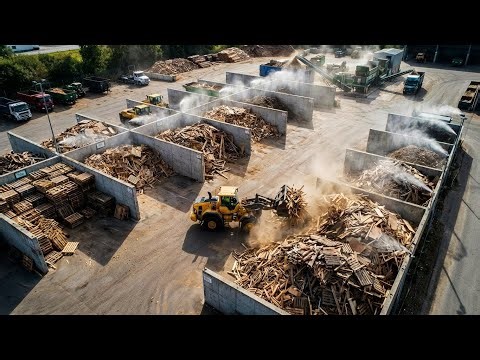 Inside the Recycle Wood Factory – How Wood Waste Becomes MDF Boards (Full Process) | 2026