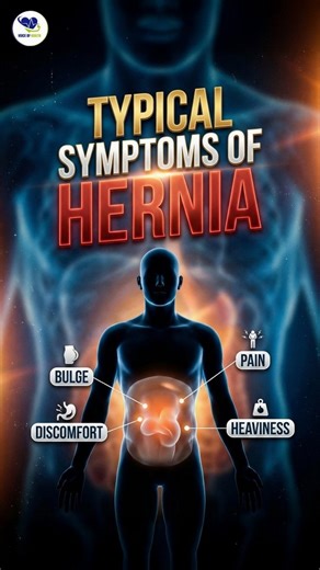 RJ Sowjanya | **HERNIA ದ TYPICAL SYMPTOMS** Hernia statistics in India show high prevalence, affecting 15-20% of the population, with inguinal hernias... | Instagram