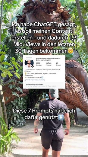 So habe ich mit ChatGPT 1,3 Mio. Views bekommen
