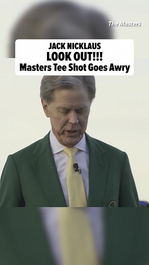 Jack Nicklaus' Nervous Masters Tee Shot