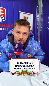 Čo napadne vám ako prvé, keď sa povie Vianoce? 😉 Napíšte do komentu, či rovnaké veci, ako našim chalanom. Alebo prekvapíte niečím iným 🎄 | Hockey Slovakia