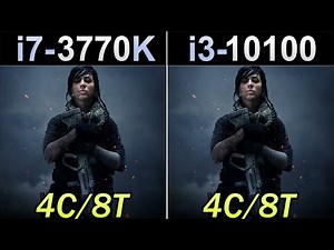 i7-3770K (4.4GHz) Vs. i3-10100 | New Games Benchmarks
