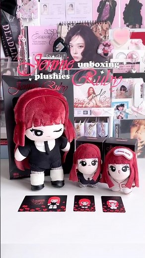 💋 Jennie x Miniso collab plushies ♥️ #unboxing #kpop #kpopmerch #jennie #blackpink #kpopcollection