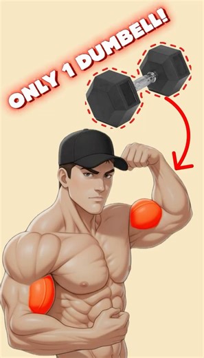 BEST Biceps Workout at Home (Only Dumbbell) #biceps