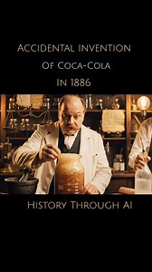 1.7M views · 15K reactions | Accidental invention of Coca Cola | History Through AI | Facebook