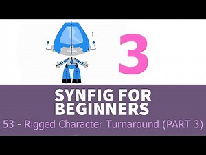 Synfig for beginners: 53 - Creating a Rigged character Turnaround (PART 3)